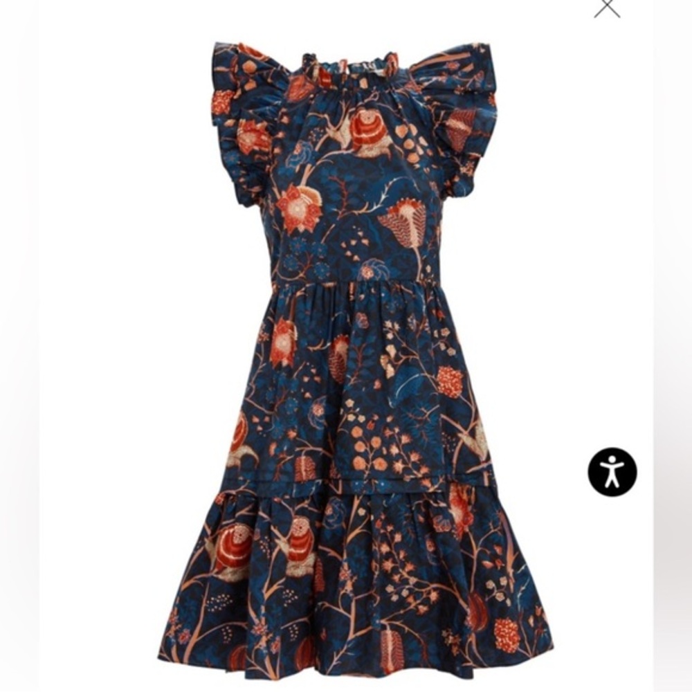 EUC Ulla Johnson Eden Ruffle dress 6